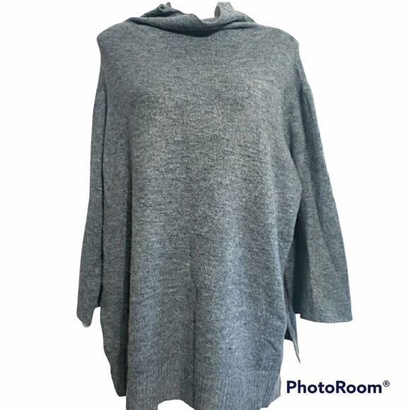 Entro sweater oversized woolblend cowl neck cozy S - Picture 1 of 5